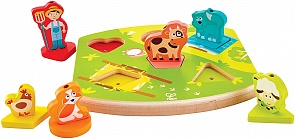 Сортер деревянный Ферма (Hape, E1614_HP)